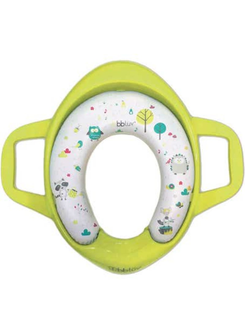 bbluv مقعد تواليت للأطفال ببلوف، أخضر ليموني