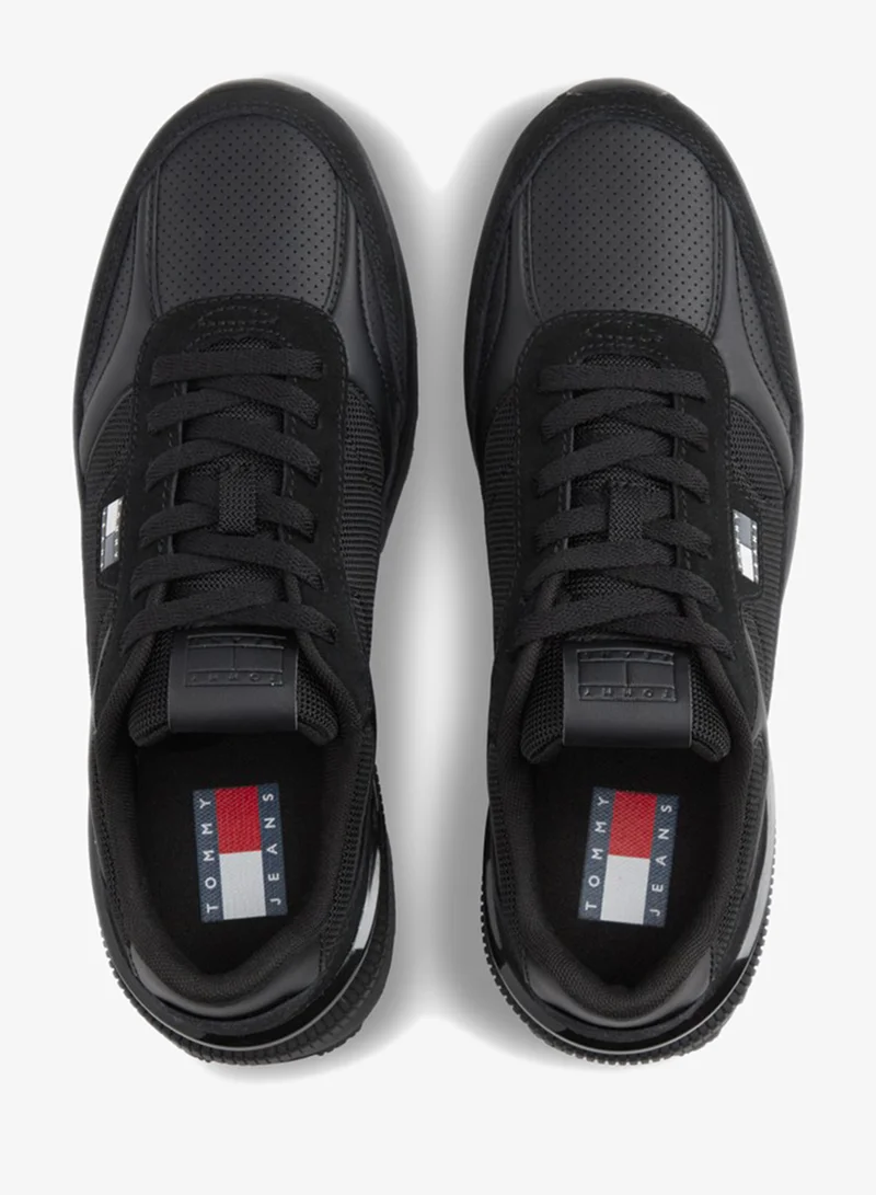 Tommy Jeans  Colour-Blocked Mixed Texture Cleat Trainers for Men | Best Price UAE