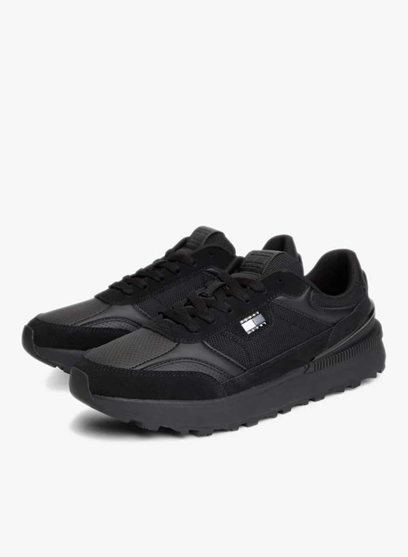 Tommy Jeans  Colour-Blocked Mixed Texture Cleat Trainers for Men | Best Price UAE