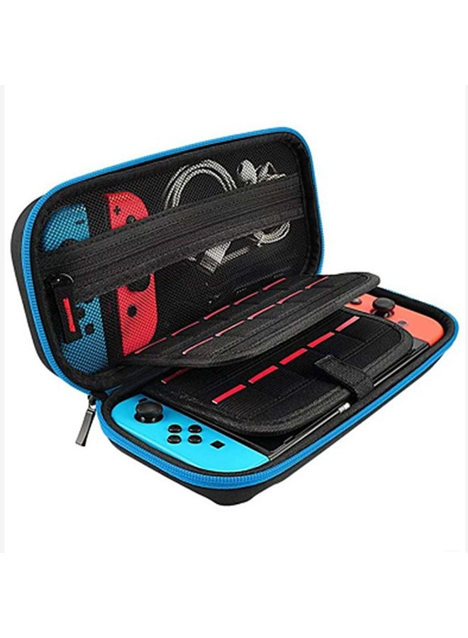 Zipper Locking Bag for  Switch, Portable Traveler Protective Storage Bag with 20 Game Card Slots  Soft Inner Pocket, Four corner protection Game Bag - Image 3