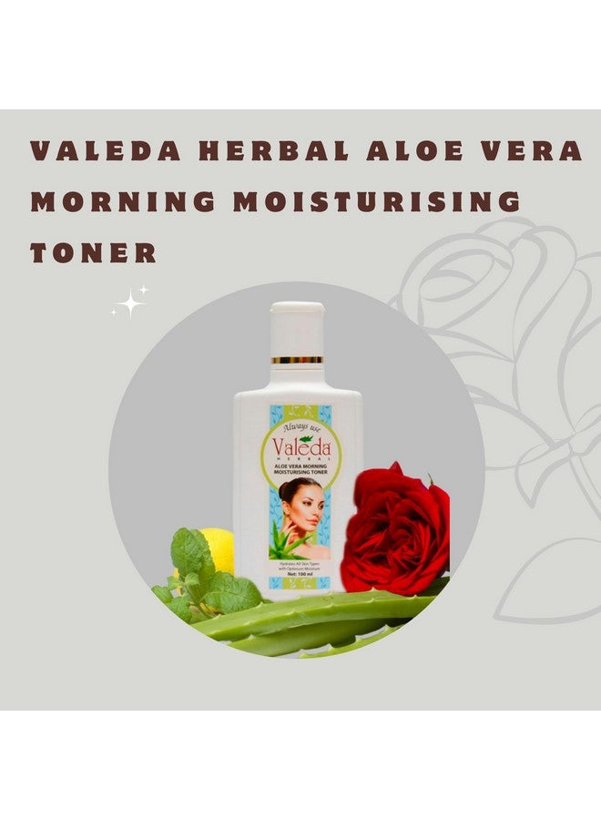 Valeda Herbal Aloe Vera Morning Moisturising Toner, 100 ml - Image 2