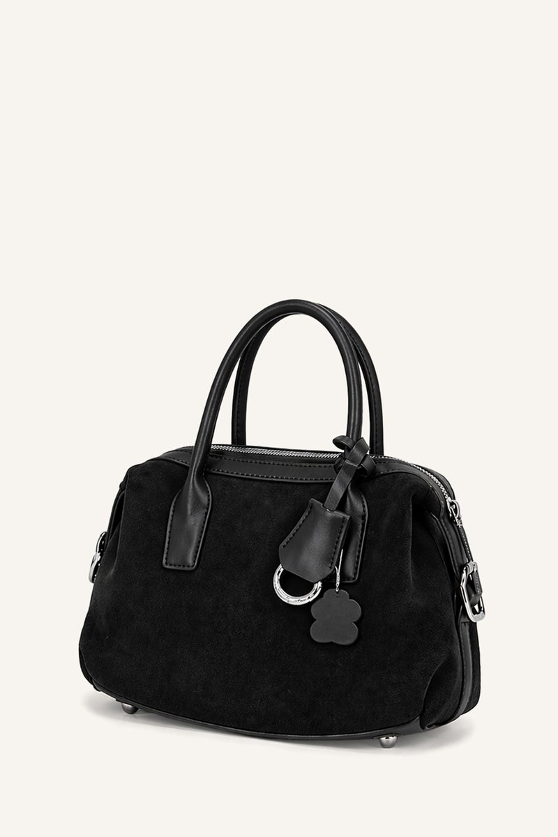 DeFacto Black Woman Woman Suede Shoulder Bag Casual - Image 2