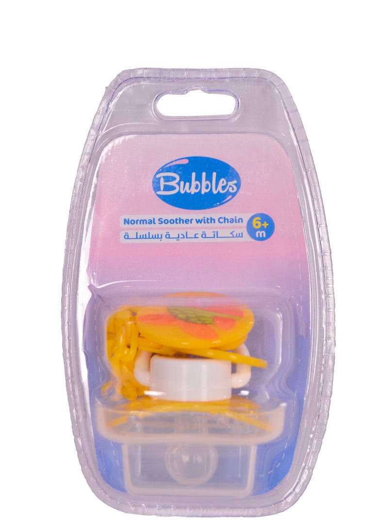 بابلز سكاته عادية بسلسلة اشكال مختلفة-اصفر من 6شهور فأكثر - Image 2