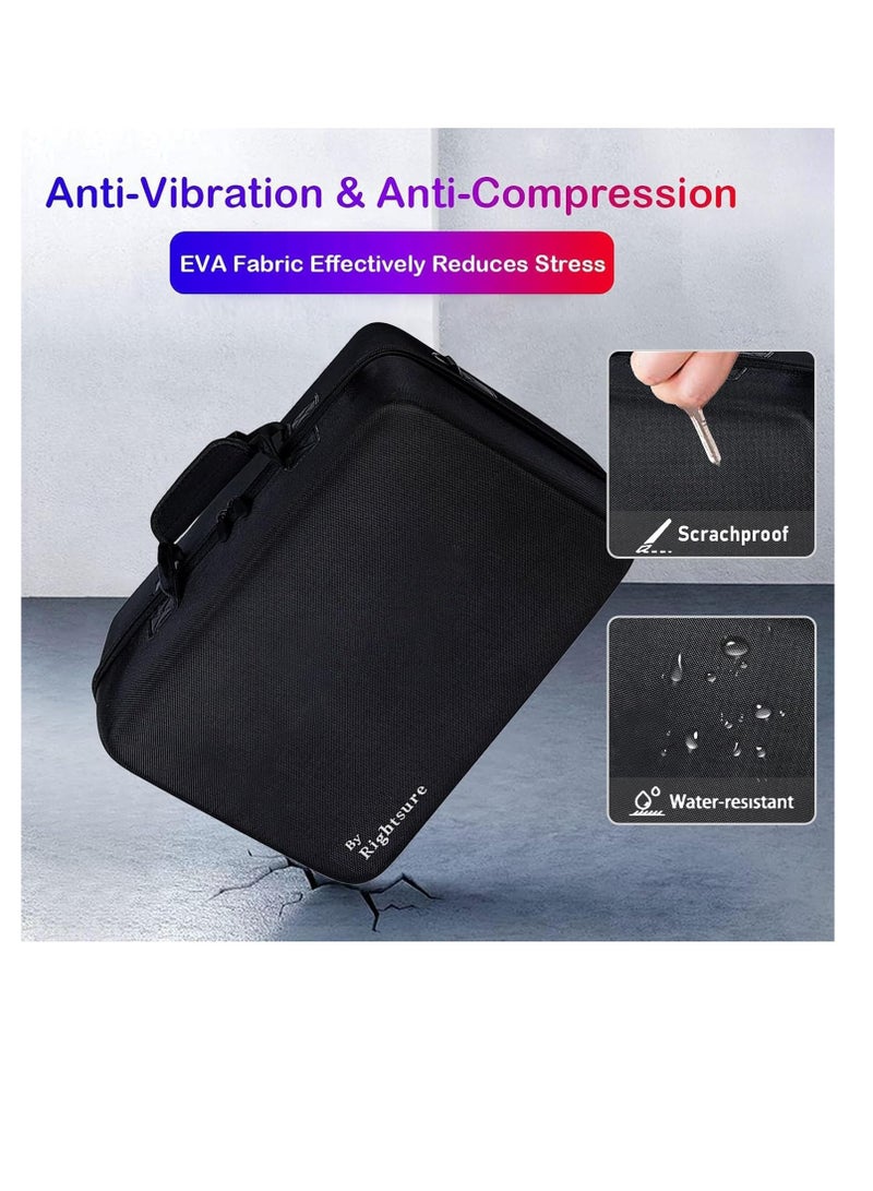 Rightsure Carrying Case for PS5 Slim, Gaming Storage Bag for PS5 Slim, EVA Travel Bag Handbag Compatible Compatible with PS5 Slim Controllers/Disk Digital Edition/Cords and Other Accessories - Image 5