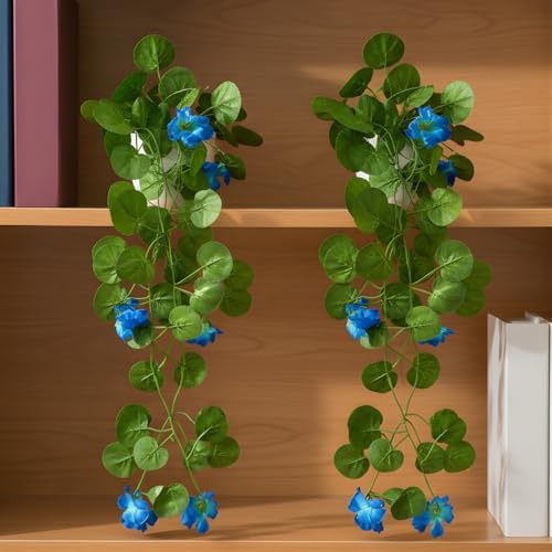 fancymart Artificial Flower Plant Home Décor with Small Size Pot | Plant Hanging for Home Decor | Office Decor - Image 3