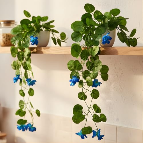 fancymart Artificial Flower Plant Home Décor with Small Size Pot | Plant Hanging for Home Decor | Office Decor - Image 1