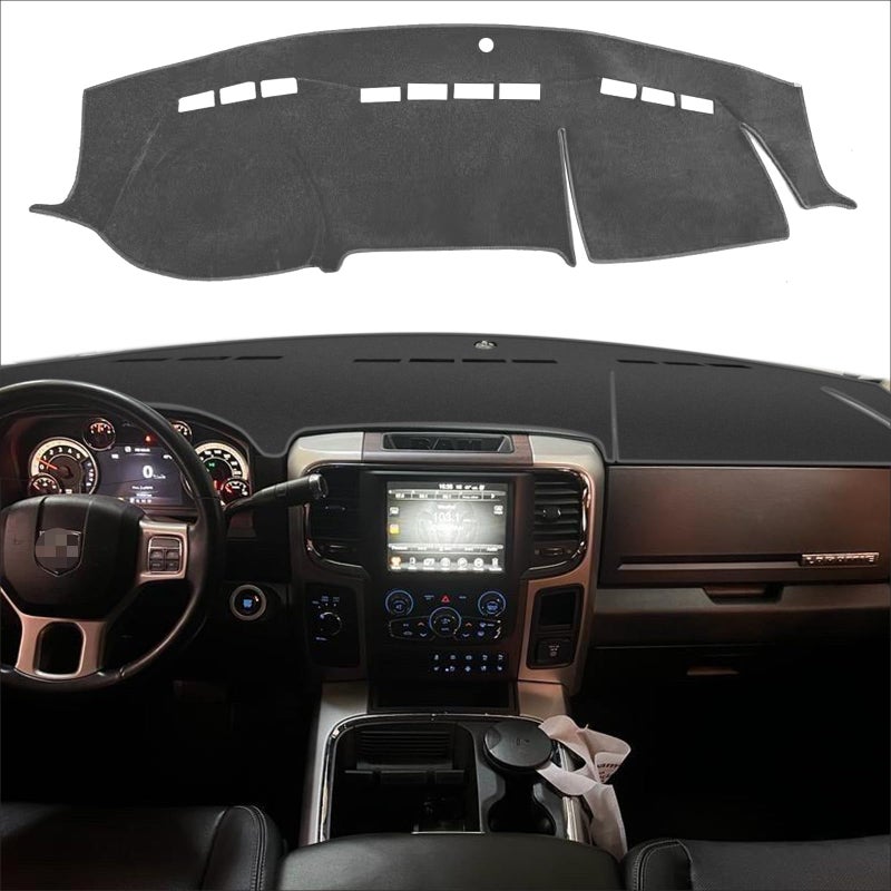 POSAID Dash Cover for Dodge Ram 1500 2500 3500 Dashboard Cover Mat Custom Fit 20102018 Dodge Ram Dash Mat Protector Gray