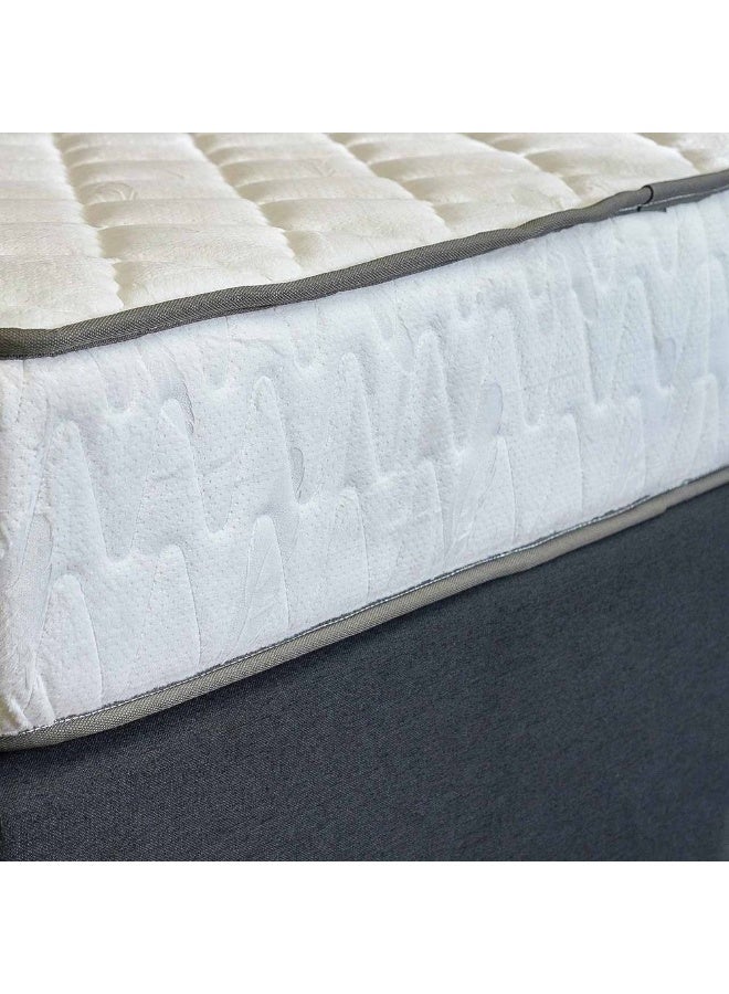 DANUBE HOME Natura Latex Medicated Foam Mattress Firm Feel Single Bed Mattress Ortho Medical Spine Balance For Pressure Relief L190xW90 cm Thickness 22 cm - Image 2