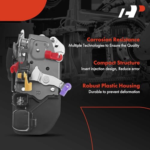 A-Premium Door Latch Lock Actuator Compatible with Dodge Vehicles - Ram 1500 2003-2008, Ram 2500/Ram 3500 2003-2010, Ram 4500/Ram 5500 2008-2010 - Front Right Passenger Side, Replace# 55276790AB - Image 5