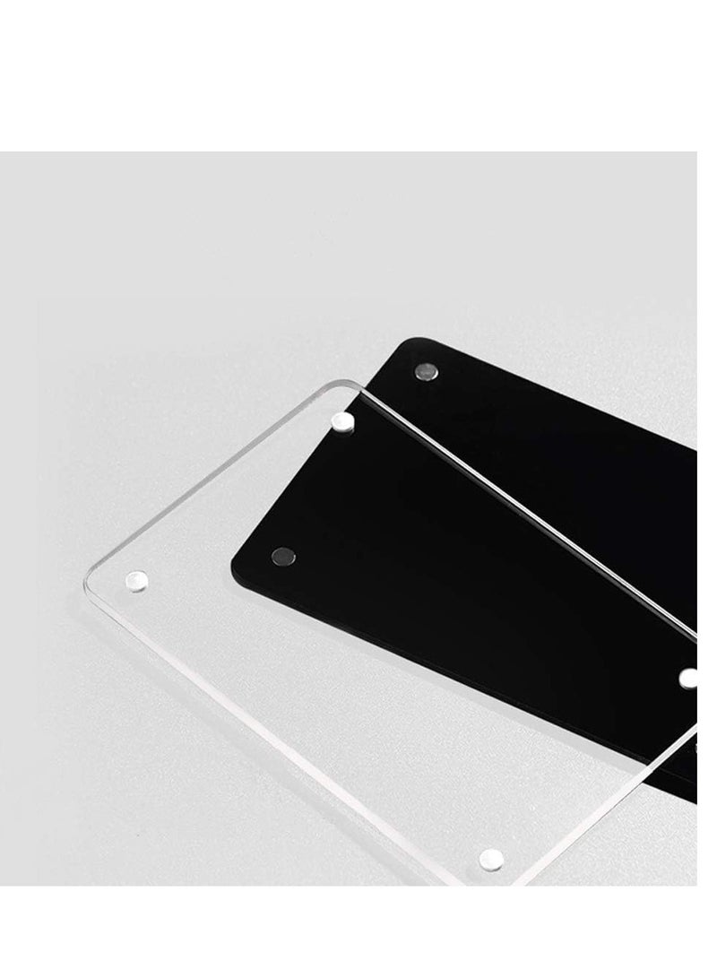 Eckek 5 Pack Acrylic Label Holder Price Tag Displays Sign Holder with 3M Tape Adhesive Wall Mount Sign Stand - Image 5