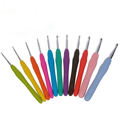 ZenCart 32 Pcs Crochet Hooks Set Crochet Hooks Knit Crochet Needle Set Sweater Knitting Needles Complete Knitting Kit for Beginners Adults 12 pcs Ergonomic Soft Grip Handles with Case - Image 2