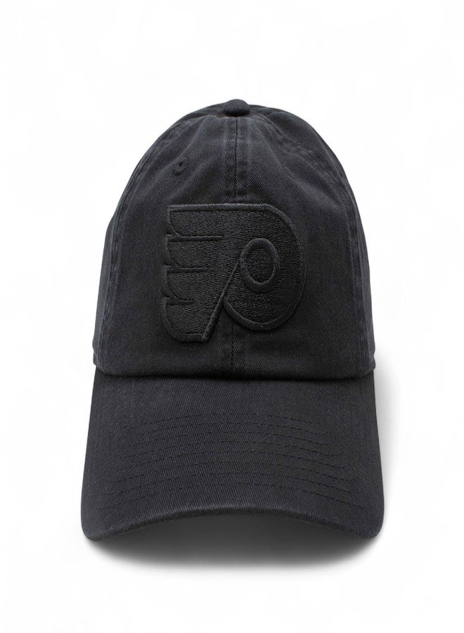 الإبرة الأمريكية قبعة أمريكية نيدل فيلادلفيا فلايرز NHL بلو لاين قابلة للتعديل (أسود) - Image 2