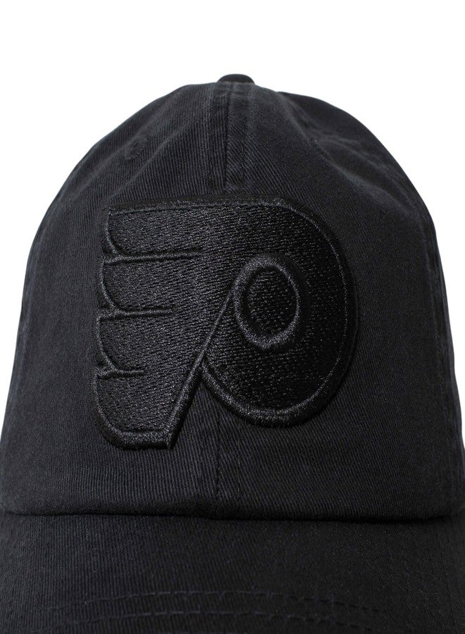 الإبرة الأمريكية قبعة أمريكية نيدل فيلادلفيا فلايرز NHL بلو لاين قابلة للتعديل (أسود) - Image 3