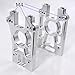 GTBRacing CNC Aluminum 15 RC Car LOSI 5ive T Left Right Centre Diff Differential Brace Mount 5T Upgrade Parts Silver - Image 3