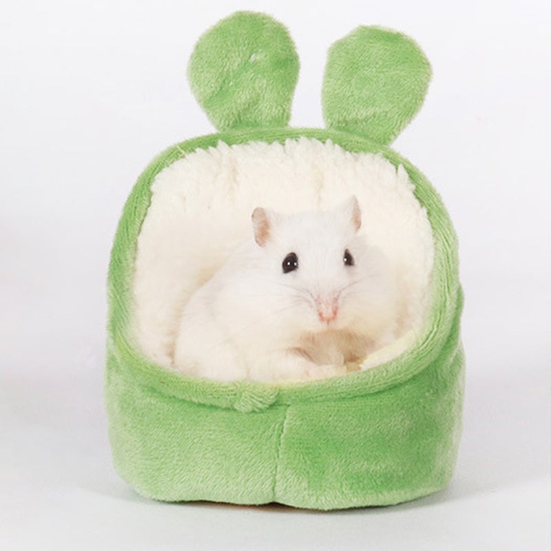 Lovely Plush Hamster Nest Comfortable Sleeping Bed Winter Warm Pet Nest - Image 1