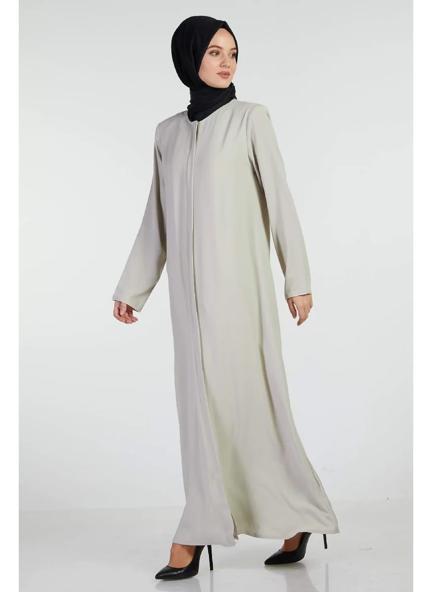 İhvan Ihvan Elit Fabric Gray Aveze Abaya