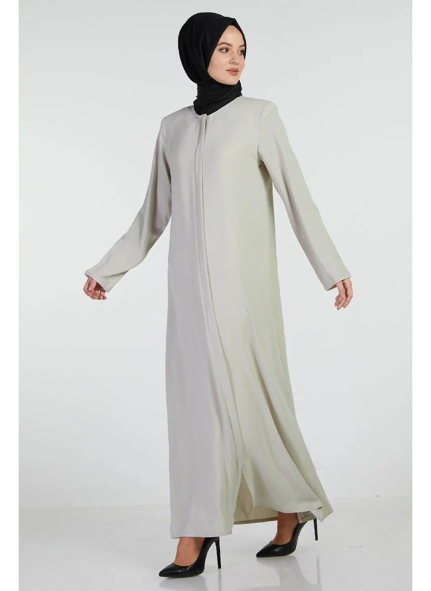 İhvan Ihvan Elit Fabric Gray Aveze Abaya