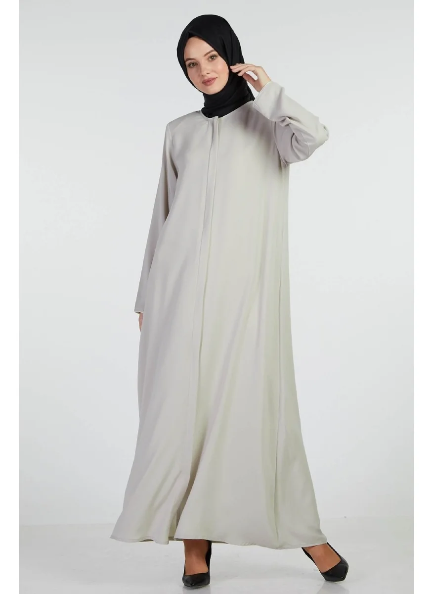 İhvan Ihvan Elit Fabric Gray Aveze Abaya