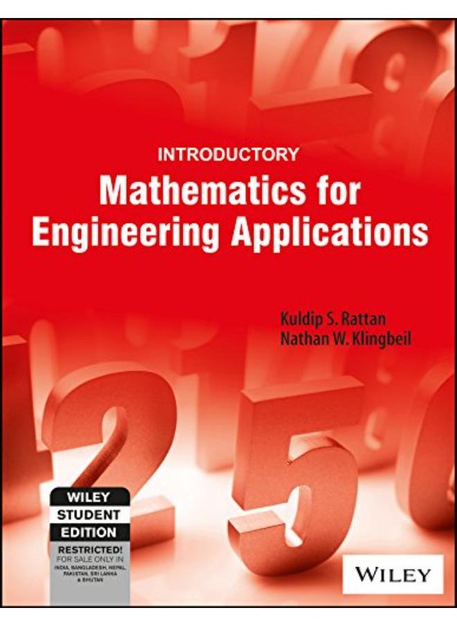 Introductory Mathematics for Engineering Applications-India 