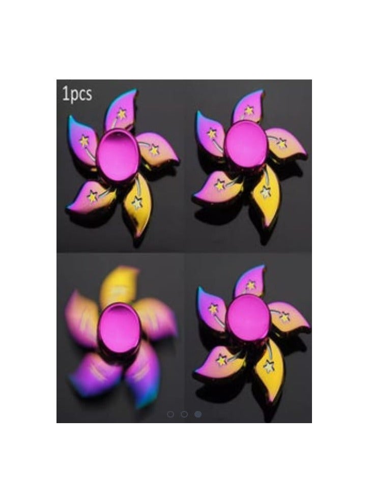 Colorful 5-Leaf Star-Shaped Spinner - Durable and Handheld for Comfort and Focus - Image 2