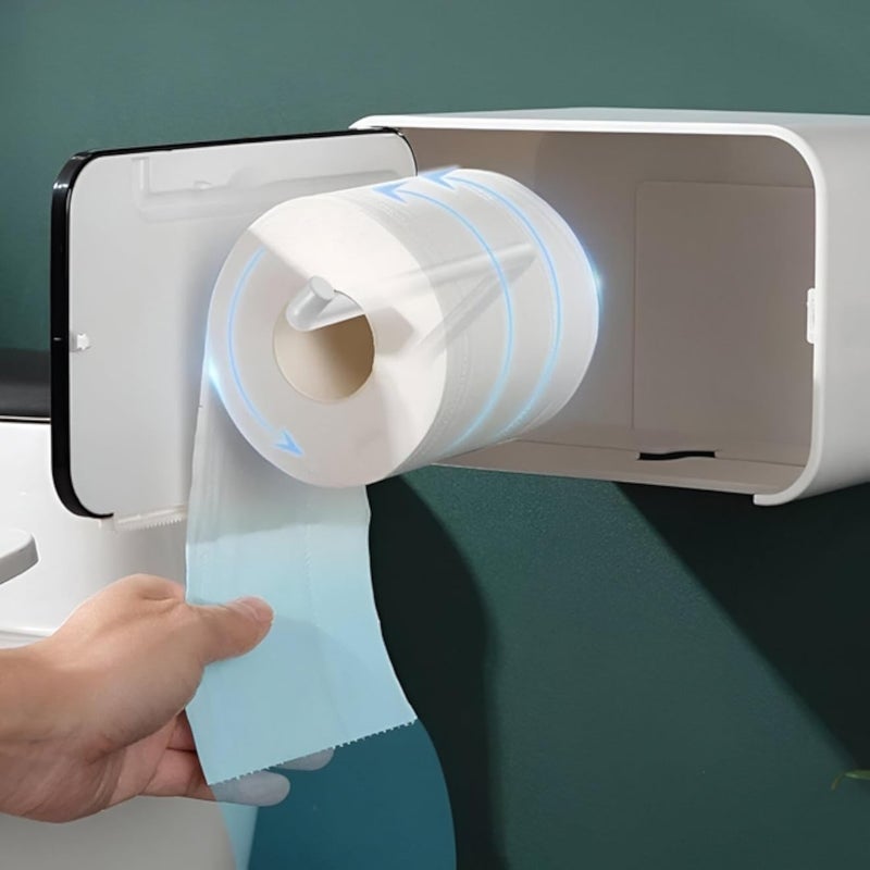Bathroom Accessories - Durable and Rustproof Toilet Paper Holder, Smart Colors and Easy Installation, Perfect for Keeping Your Bathroom Organized and Clean
