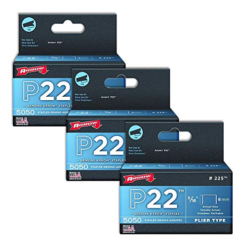 Arrow Fastener Arrow 225 P22 5/16" Staples (5,000/pk) (3) - Image 1