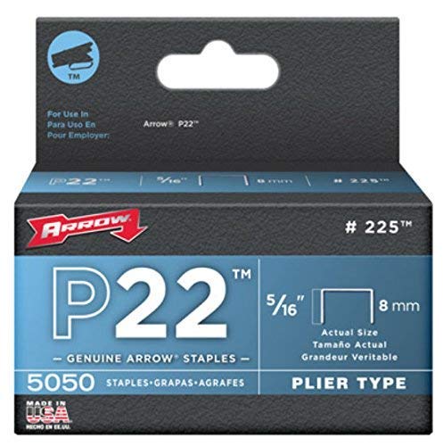Arrow Fastener Arrow 225 P22 5/16" Staples (5,000/pk) (3) - Image 2