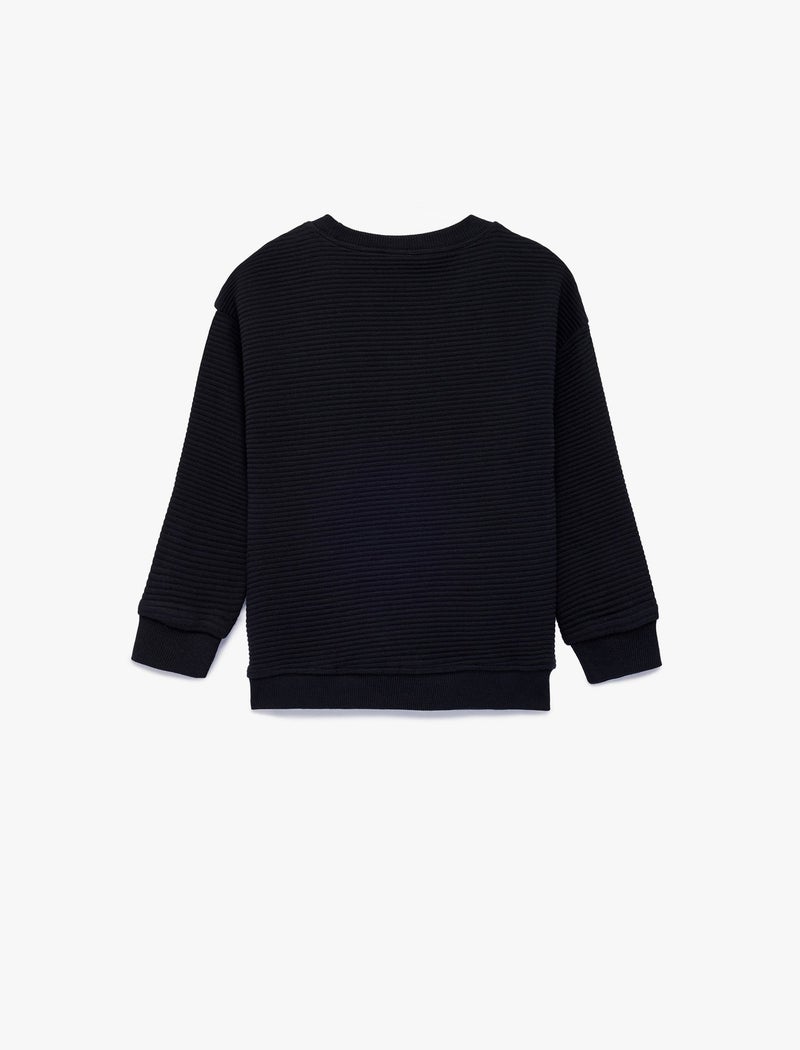 KOTON Cotton Oversize Sweatshirt - Image 5