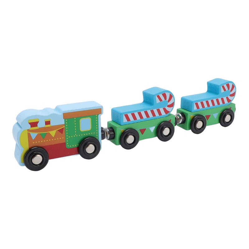 3 Pcs Wooden Train Toy Compatible Train Series Kids Cognitive Development - Image 5