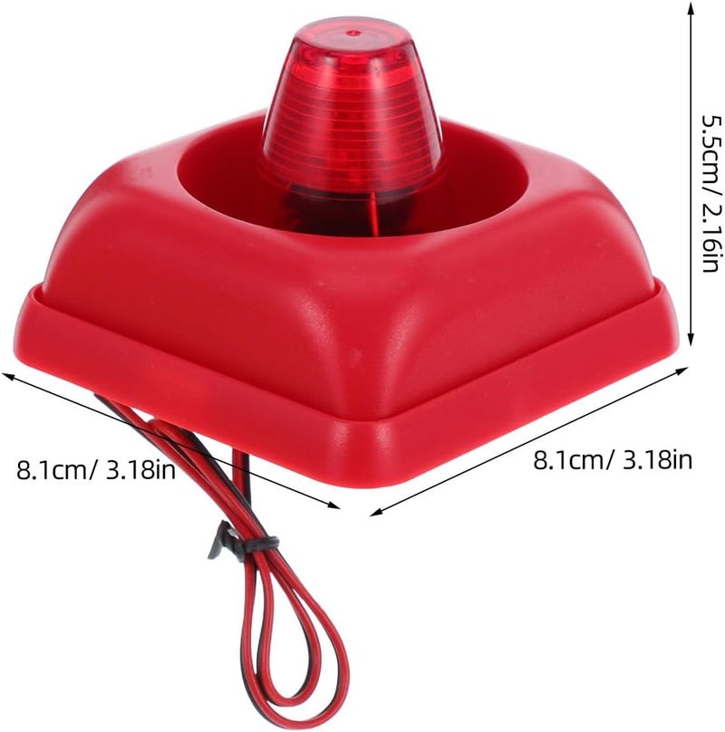 Dc12v-24v General Audio and Visual Alarm System with High Brightness Strobe, Loud Siren Emergency Warning Horn for Outdoor Security and Industrial Safety Monitoring - Image 2