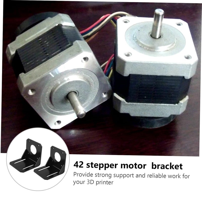 MAGICLULU 2Pcs Stepper Motor Mounting Bracket for Printers Motor Holder with Finish Easy Installation for Strong Support Printer Accessory - Image 5