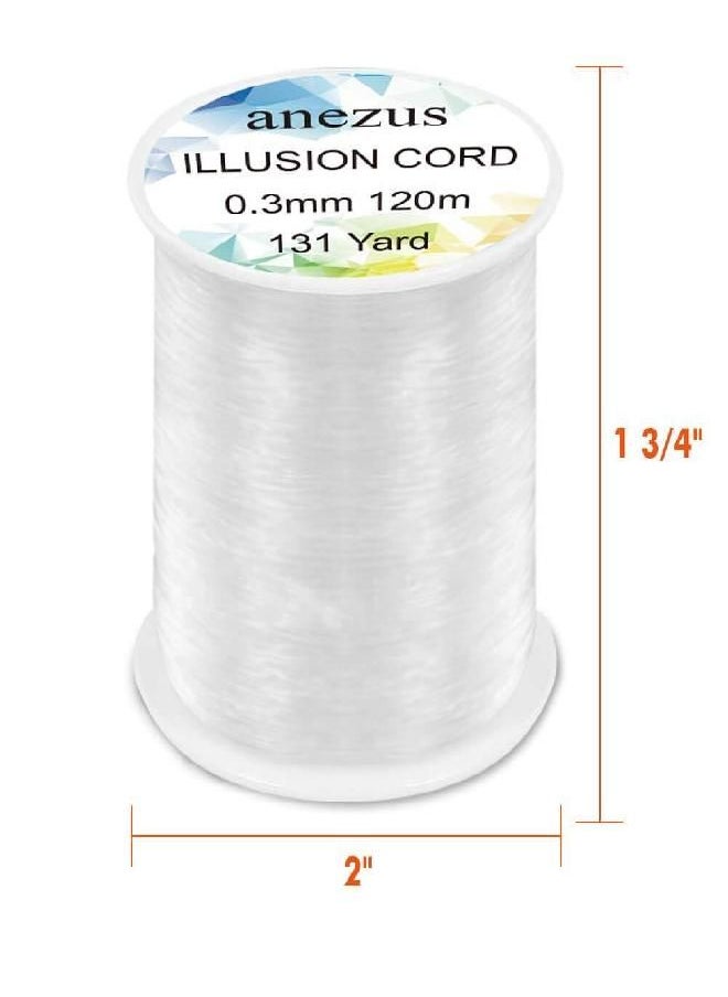 anezus Fishing Line Nylon String Cord Clear Fluorocarbon Strong Monofilament Fishing Wire  - Image 2