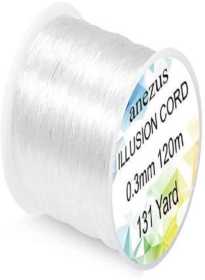 anezus Fishing Line Nylon String Cord Clear Fluorocarbon Strong Monofilament Fishing Wire  - Image 4