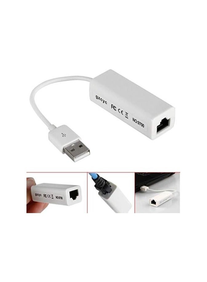 كابل محول شبكة من USB 2.0 الى ايثرنت ار جيه 45، لشبكة محلية 10/100 ميجابت لكل ثانية - Image 2