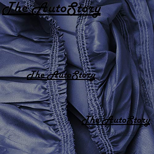 The Autostory 190 Taffeta Water Resistant Car Body Cover Compatible with Tata Tigor with Mirror & Antenna Pockets (Navy Blue) - Image 4