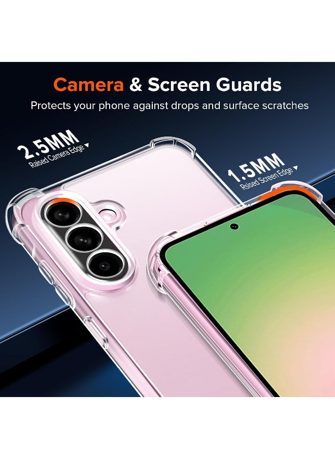 Generic - Shockproof Clear Case Compatible with Samsung Galaxy A56 5G - Image 1