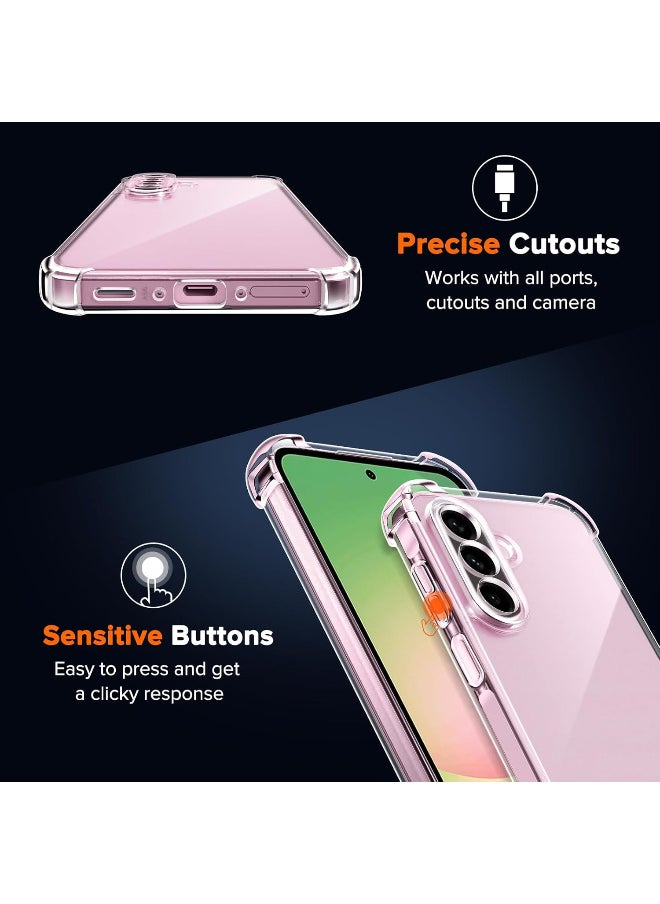 Generic - Shockproof Clear Case Compatible with Samsung Galaxy A56 5G - Image 1