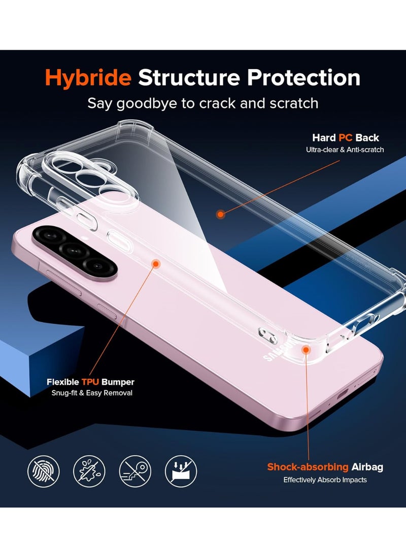 Generic - Shockproof Clear Case Compatible with Samsung Galaxy A56 5G - Image 1