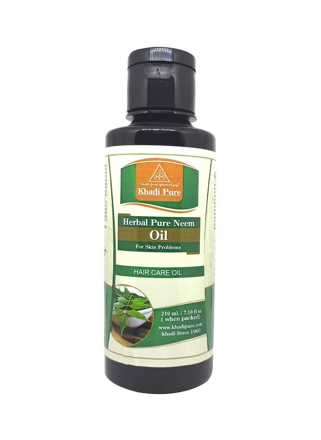 Khadi Pure Herbal Neem Oil - 210Ml 