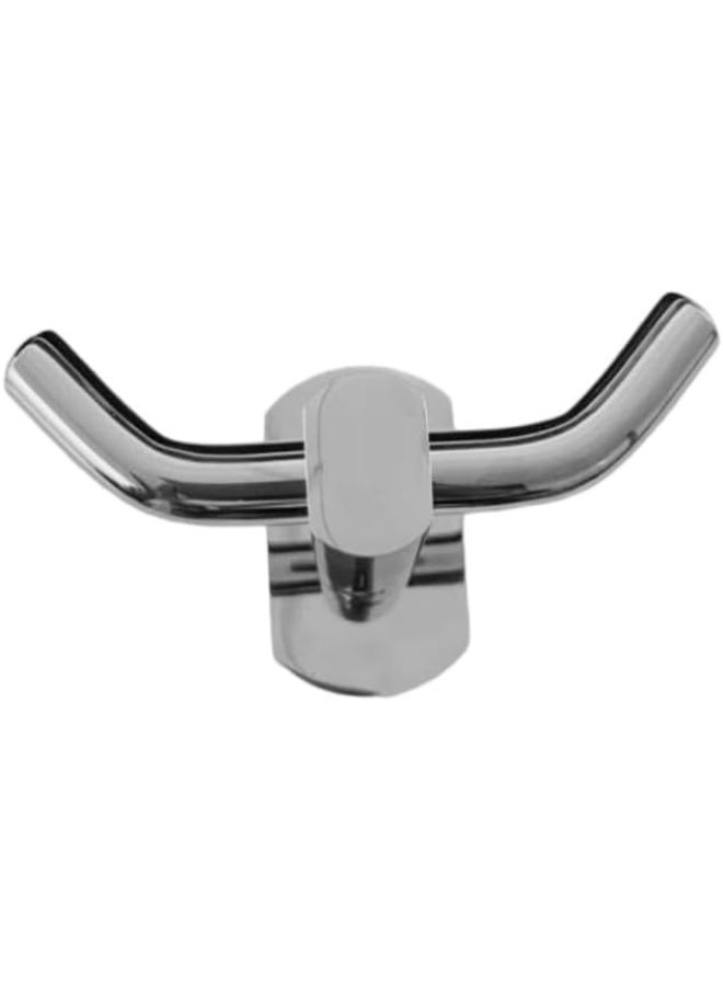 Biella Chrome-plated Single Robe Hook Wall Mounted Holder For Bathroom, Kitchen, Bedroom Towel Hangers Etc  - Image 1