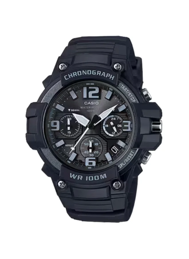 كاسيو Men's Resin Analog Watch MCW-100H-1A3 - 49.3 mm