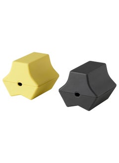 Zaboon 2-piece, USB anchor, black/yellow  - Image 1