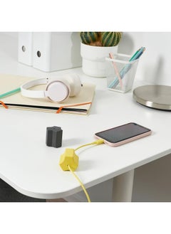 Zaboon 2-piece, USB anchor, black/yellow  - Image 4
