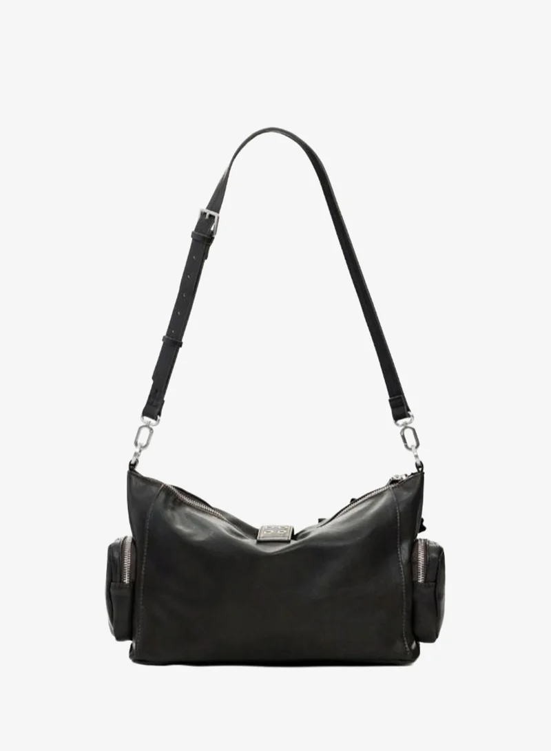 DESIGUAL Brown Medium Bag With Flower Appliqués for Women | Best Price UAE
