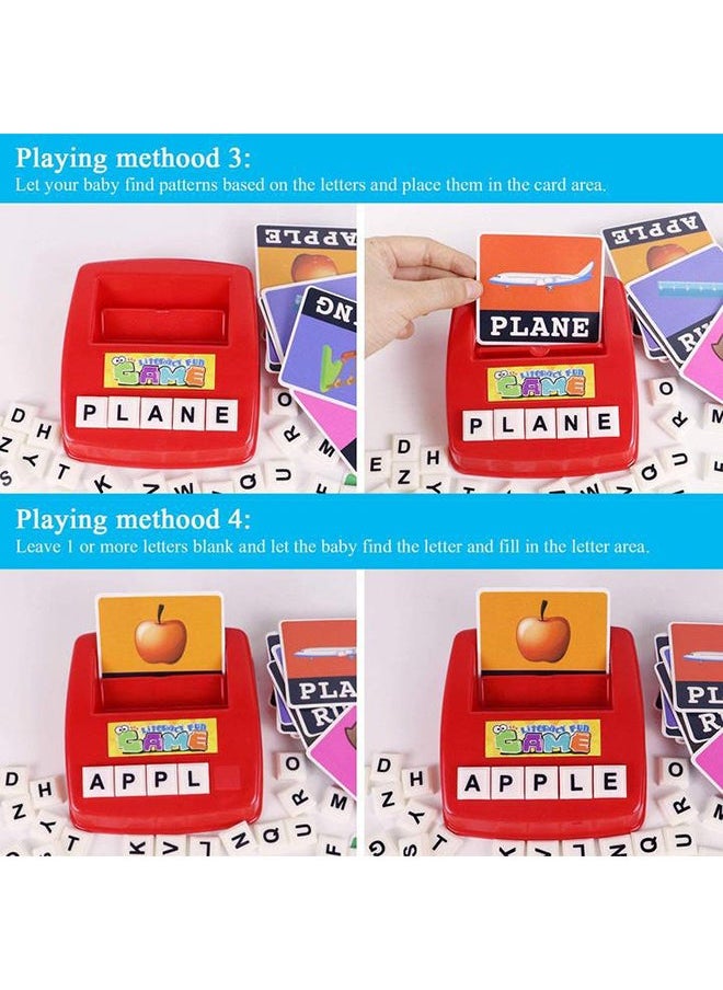 NIBEMINENT Letter Matching Educational And Learning Toy 4 x 21 24centimeter  - Image 3