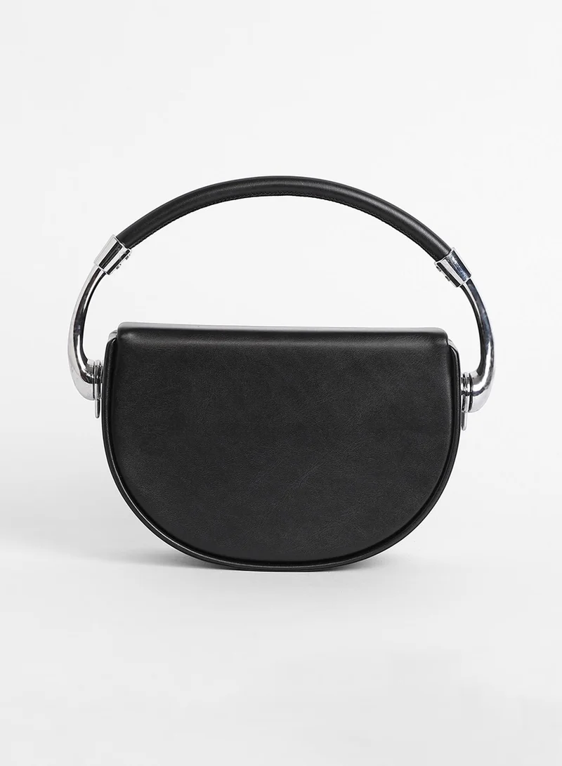 Haute Sauce The Semi Hand Bag - Midnight Black