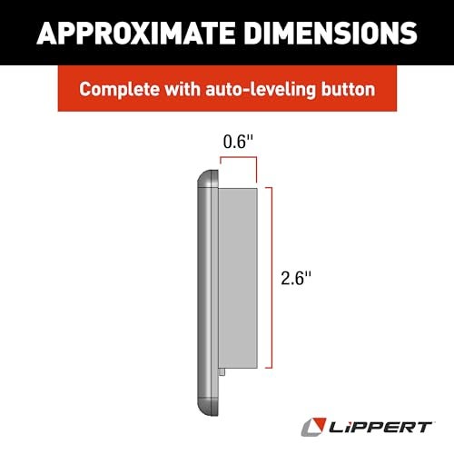 Lippert Components Lippert Ground Control RV 5th Wheel and Travel Trailer Leveling System Replacement Touchpad with Auto-Leveling Button - 421484 - Image 3