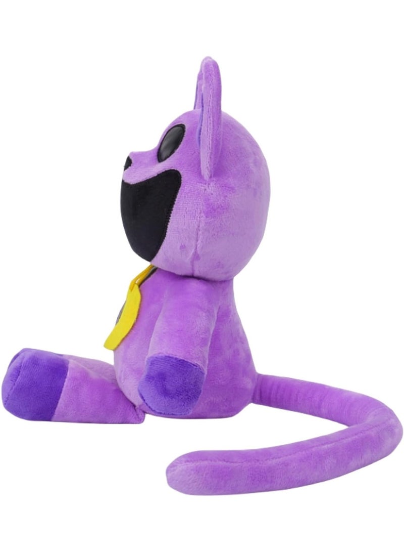 12 Cute Purple Cat Plush Dolls Cute Cartoon Doll Toys - Image 2
