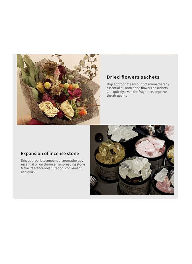 SKY-TOUCH زيت عطري قابل للذوبان في الماء 6 قطع × 10 مل (خشب الصندل & البرتقال الحلو & اللافندر & الأوكاليبتوس & الليمون & النعناع) زيت عطرية للمرطب، موزع العطر - Image 5