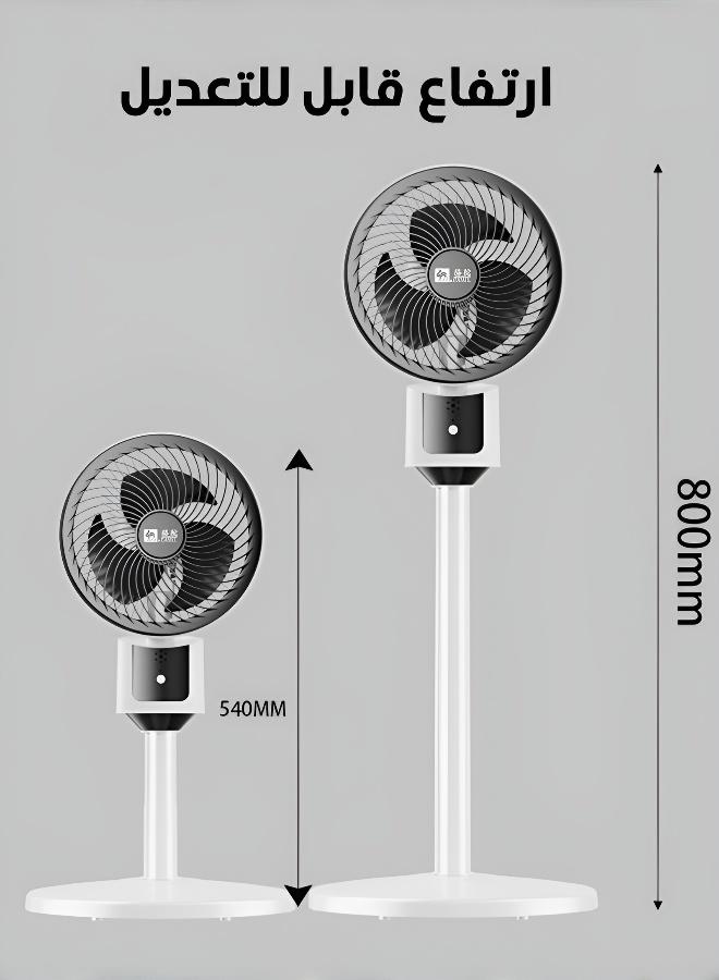 Energy-saving Standing Fan for Enhanced Air Circulation, Air Purification, and Quiet Operation - Image 5
